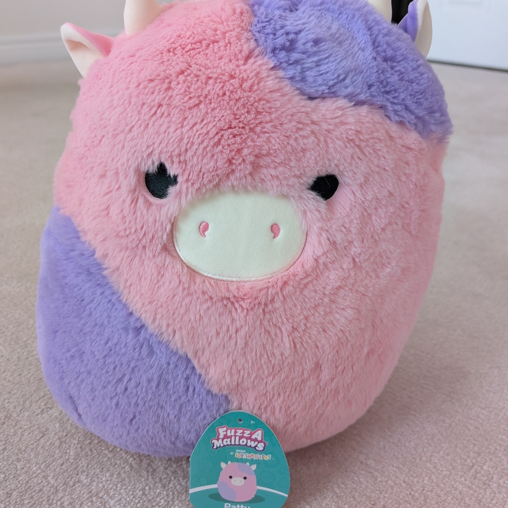 Squishmallows Pink and Purple Stuffed Animal